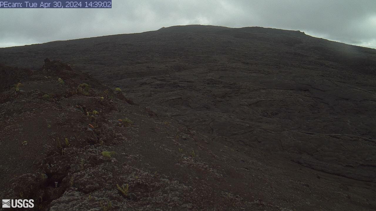 Kilauea Volcano Rift Zone Webcam Image
