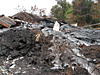 Lava flows in the Royal Gardens subdivision burn another abandoned structure